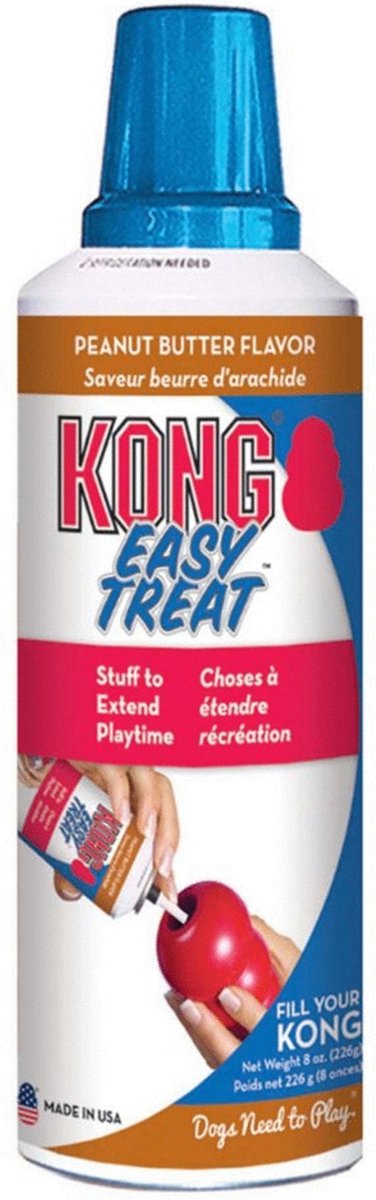 Kong fácil de tratar con mantequilla de maní