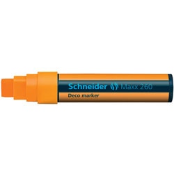 Pennarello a gesso schneider maxx260 arancione 5-15 mm