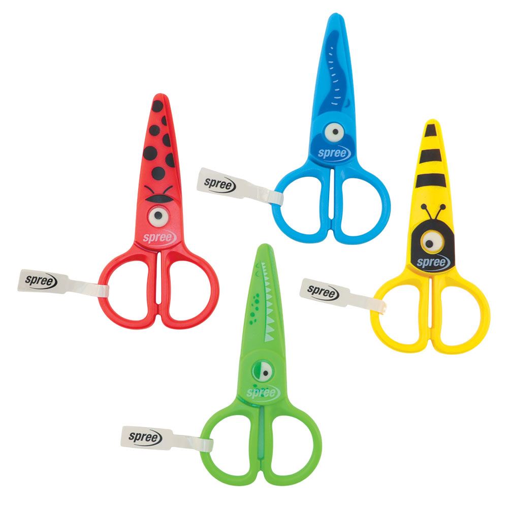 Dsp. forbici per bambini con lame in plastica, 12