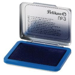 Tampone per inchiostro pelikan 5x7 cm blu