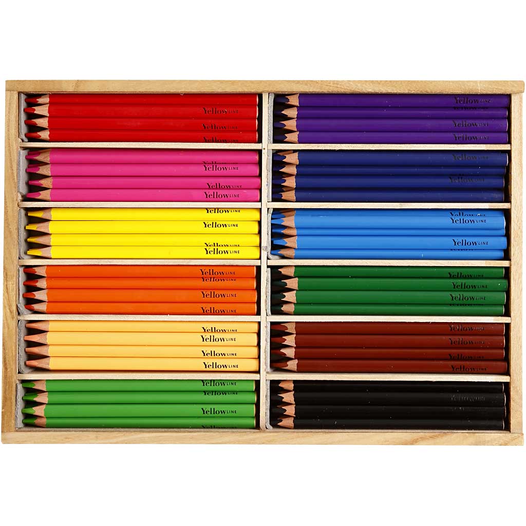 Matite colorate Creativ company, ricarica 5 mm, jumbo, vari colori, 144 pezzi 1 scatola