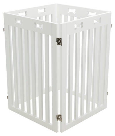 Trixie Close Fence White 4 pannelli