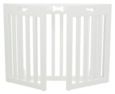 Trixie Close Fence White 3 pannelli