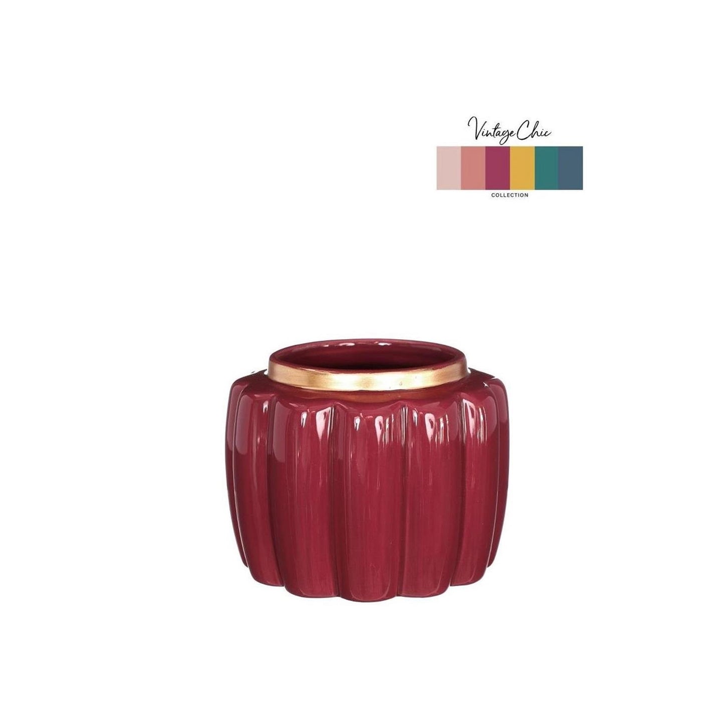 Ideas 4 estaciones macetero puf cereza ø9,5xh7,6cm
