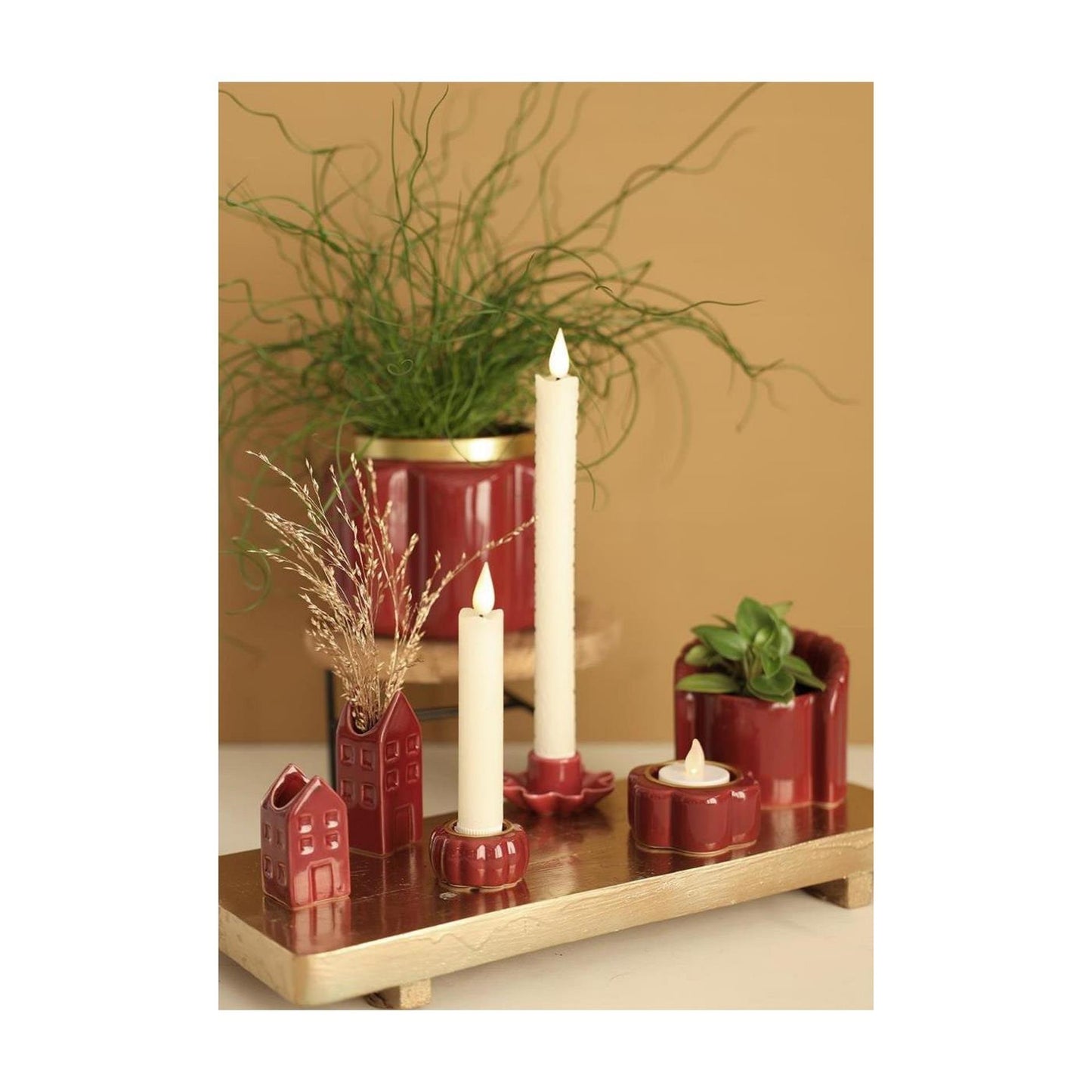 Pouf portacandele Ideas 4 stagioni ciliegio ø4,8xh2,6cm