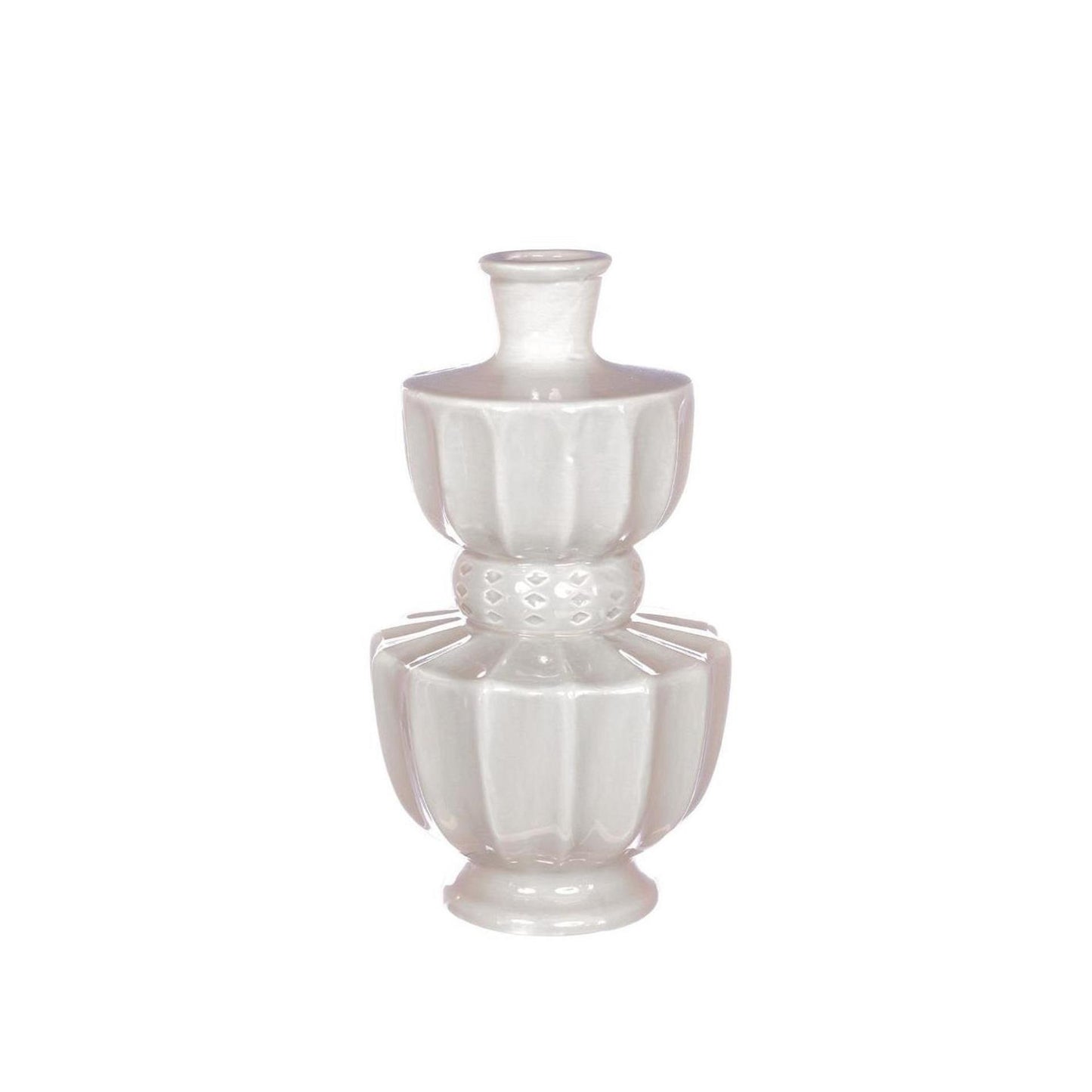 Vaso Ideas 4 stagioni bellagio crema ø11xh20cm