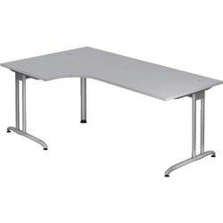 Bach scrivania angolare hammerer vbs82 5 melaminico 200x120cm grigio