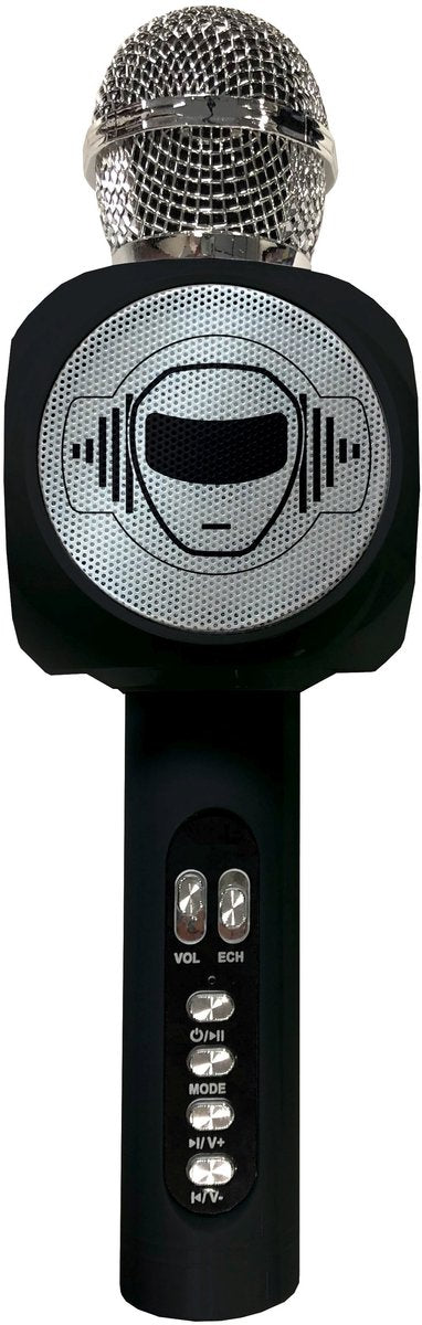 Microfono per karaoke Lexibook iparty Bluetooth® con altoparlante, illuminazione e funzione di cambio voce