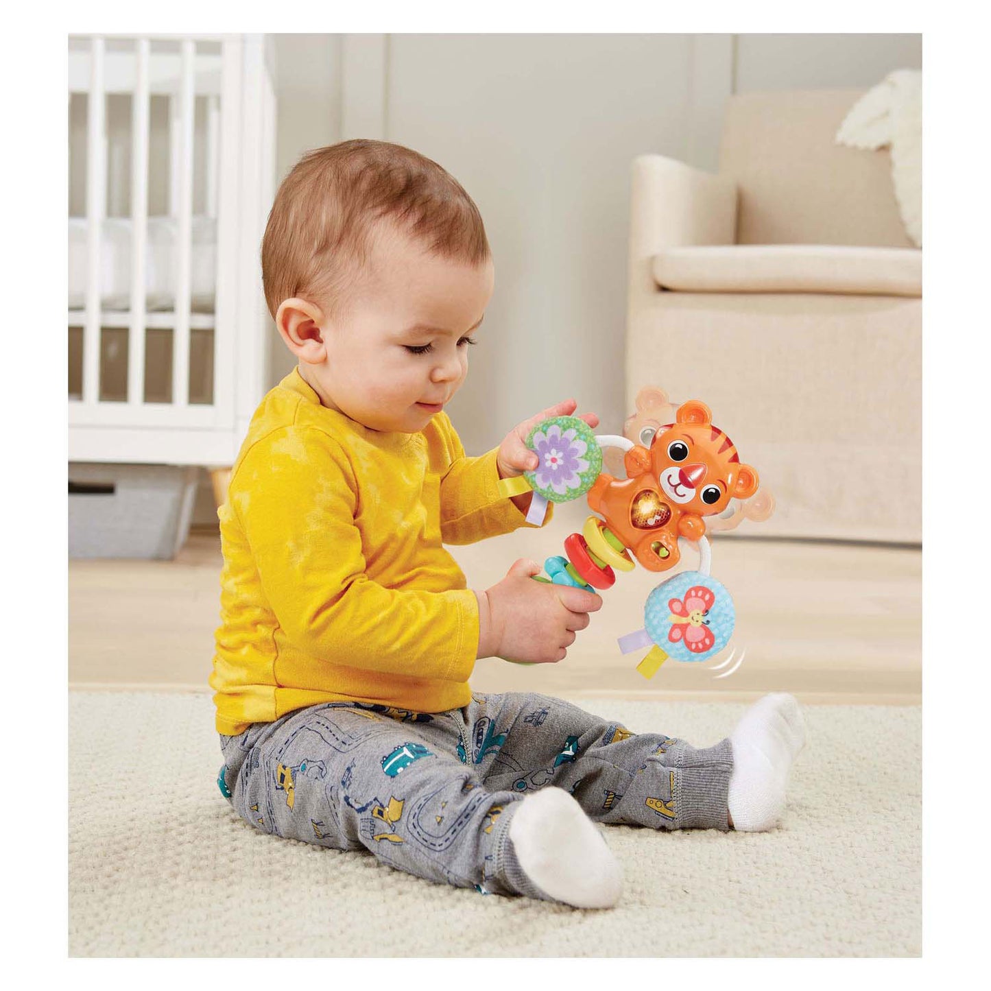 Vtech tiger Rattle con 35 + melodie