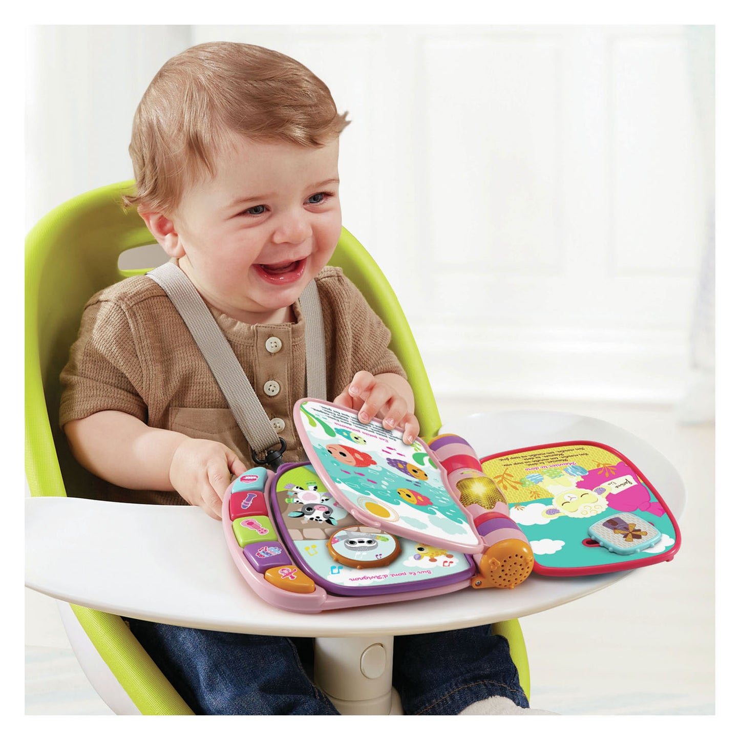 Libro di canzoni degli amici degli animali Vtech rosa