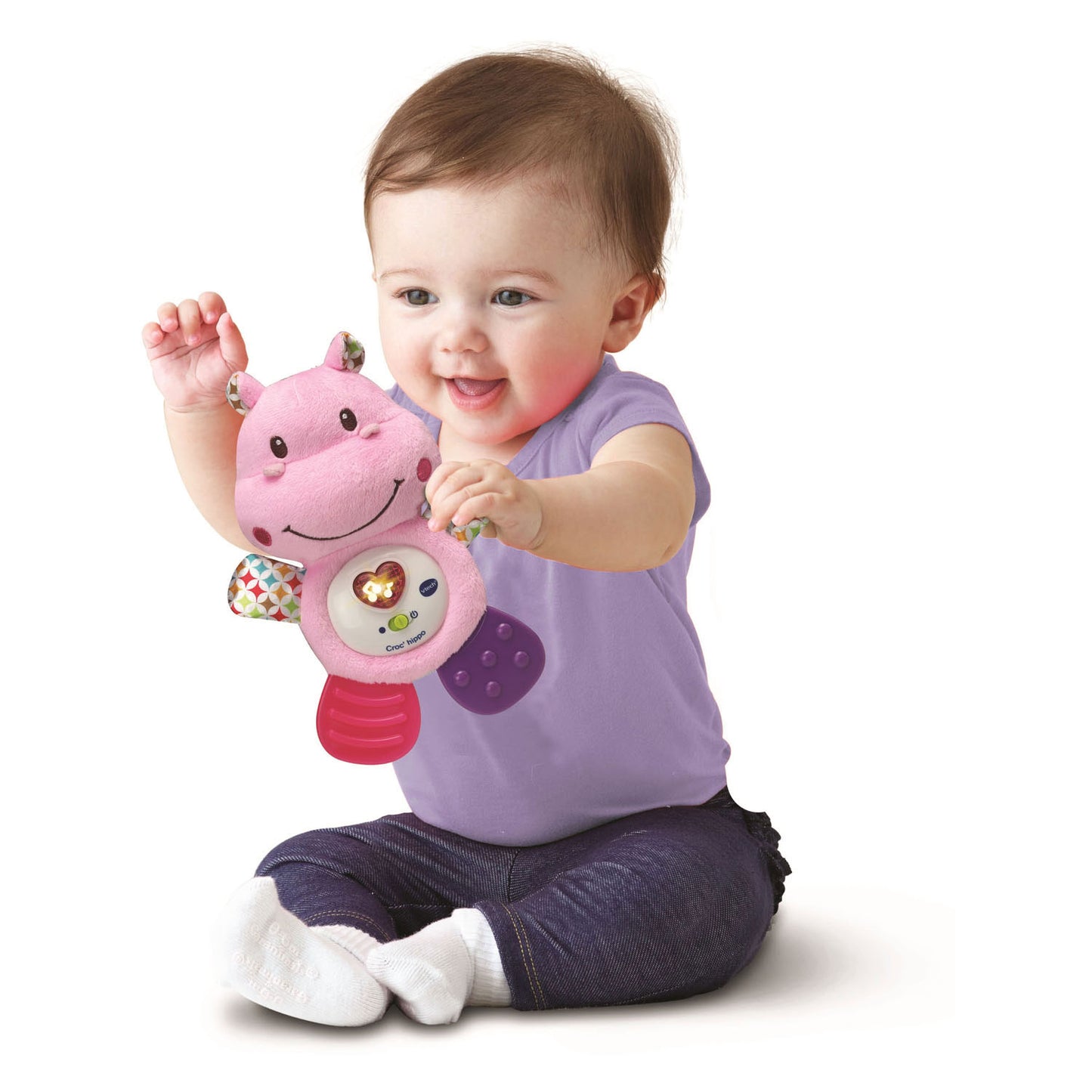 Ippopotamo coccodrillo a sonaglino Vtech