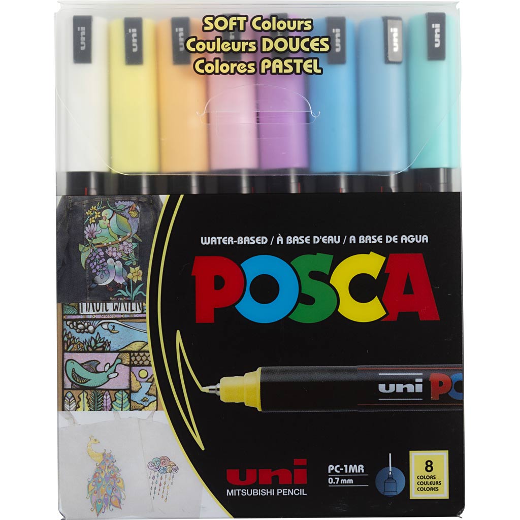 Http: www.cchobby.nl posca-marker-afm-pc-1mr-lijndikte-0-7-mm-extra-fijn-diverse-kleuren-8-div-1-doos