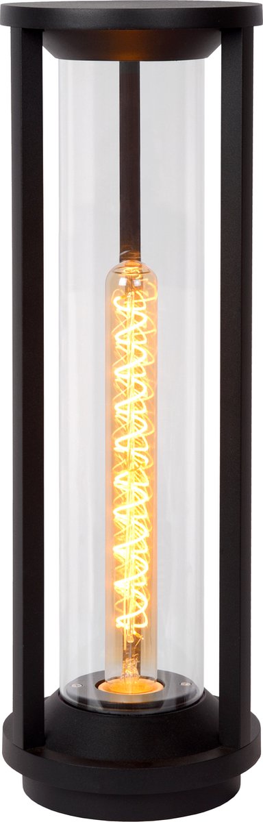 Lucide cadix - lampada da terra - ø 16 cm - 1xe27 - ip65 - nero