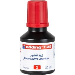 Ricarica inchiostro edding t25 rosso 30ml