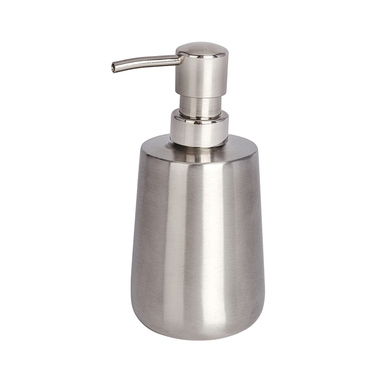 Wenko 1069554 - Dispensador de jabón de acero inoxidable macizo mate | 1 pieza
