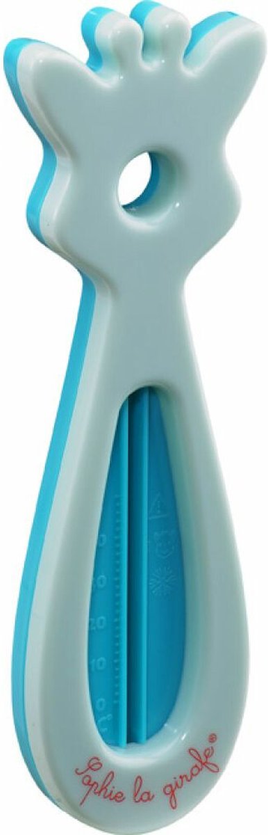 Termometro da bagno Sophie la giraffa - termometro per acqua - da 0 mesi - 17,7 cm - blu