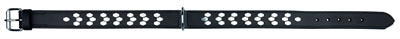 Trixie collar dog cuero activo con aplicaciones negras