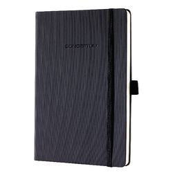 Quaderno sigel a5 213x295x20mm 80g m2 nero a quadretti