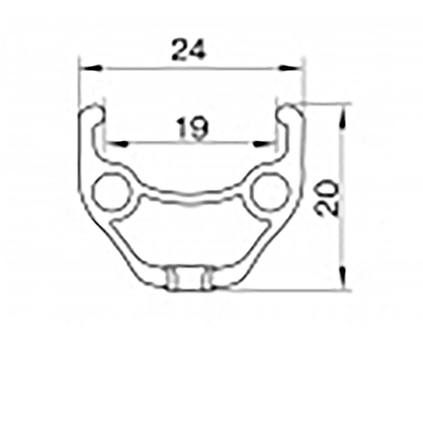 2.19 trekking rear wheel