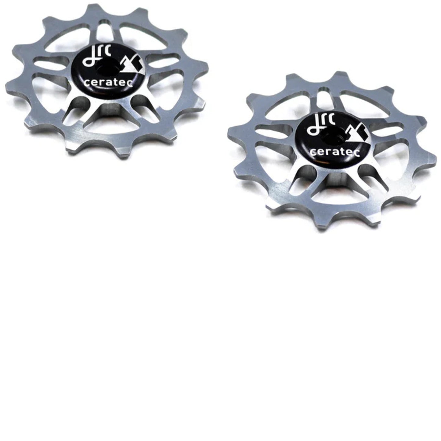 Jrc - set ruote deragliatore ceramico sram force, rosso, rival axs 12t gunmetal