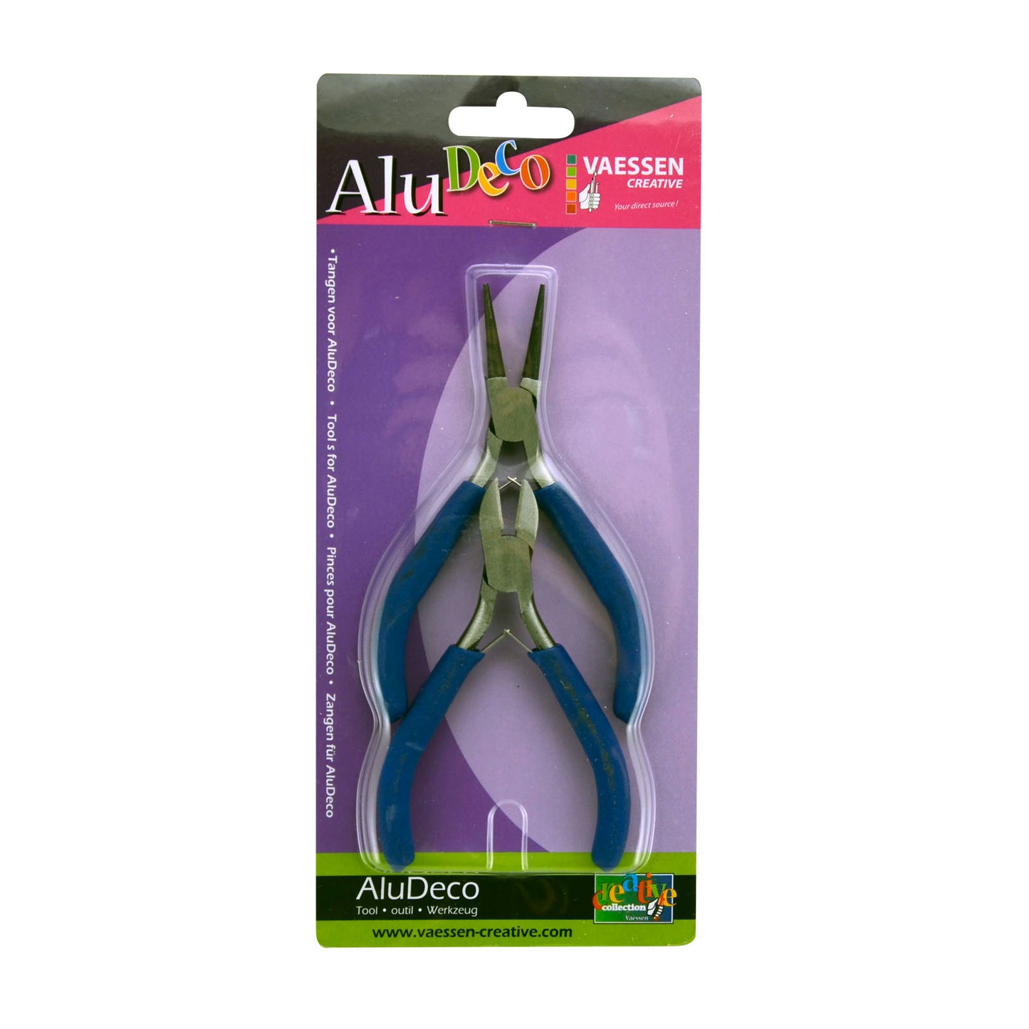 Vaessen creative • set di pinze per gioielli in alluminio deco 2 pezzi