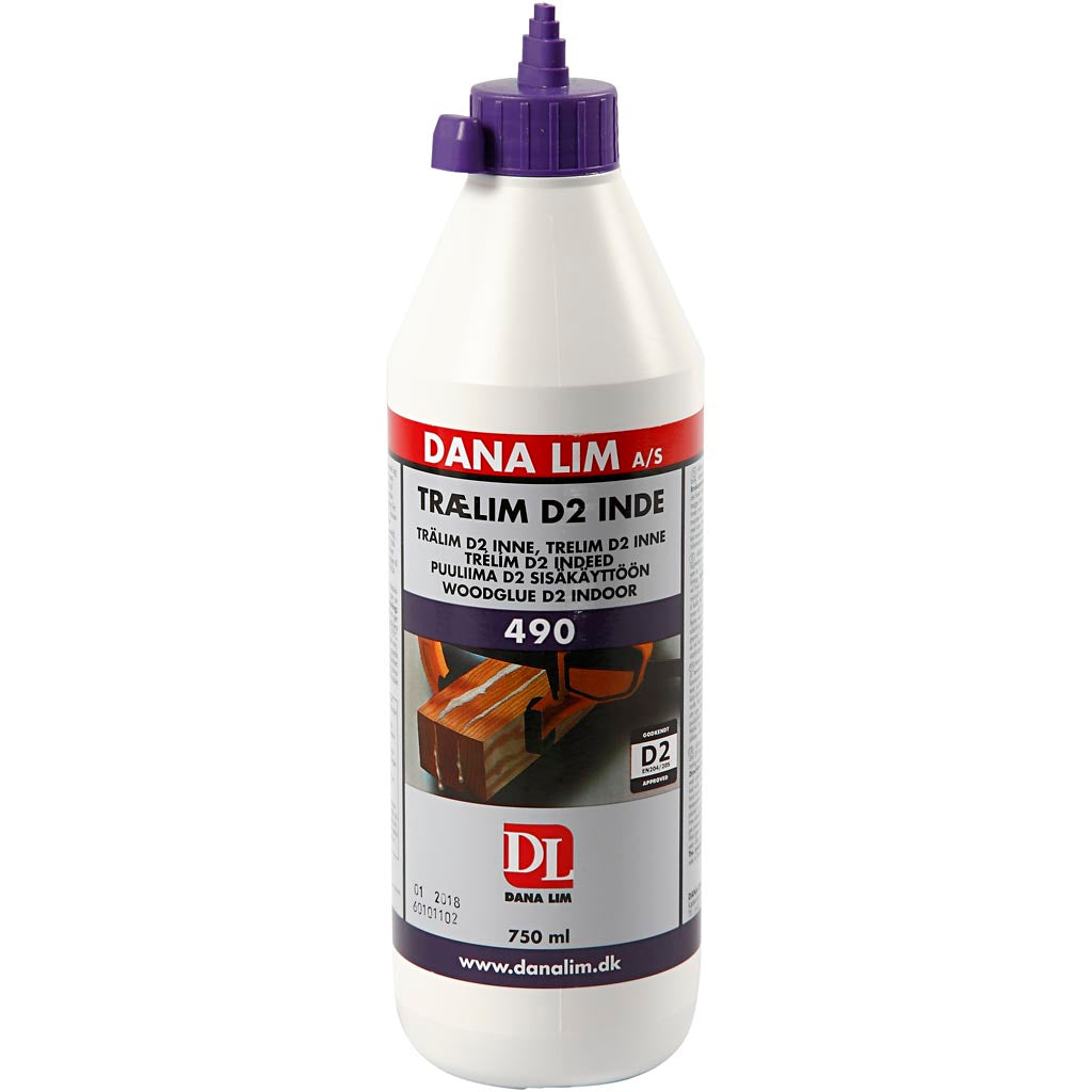 Dana Wood Glue D2, 750 ml 1 botella