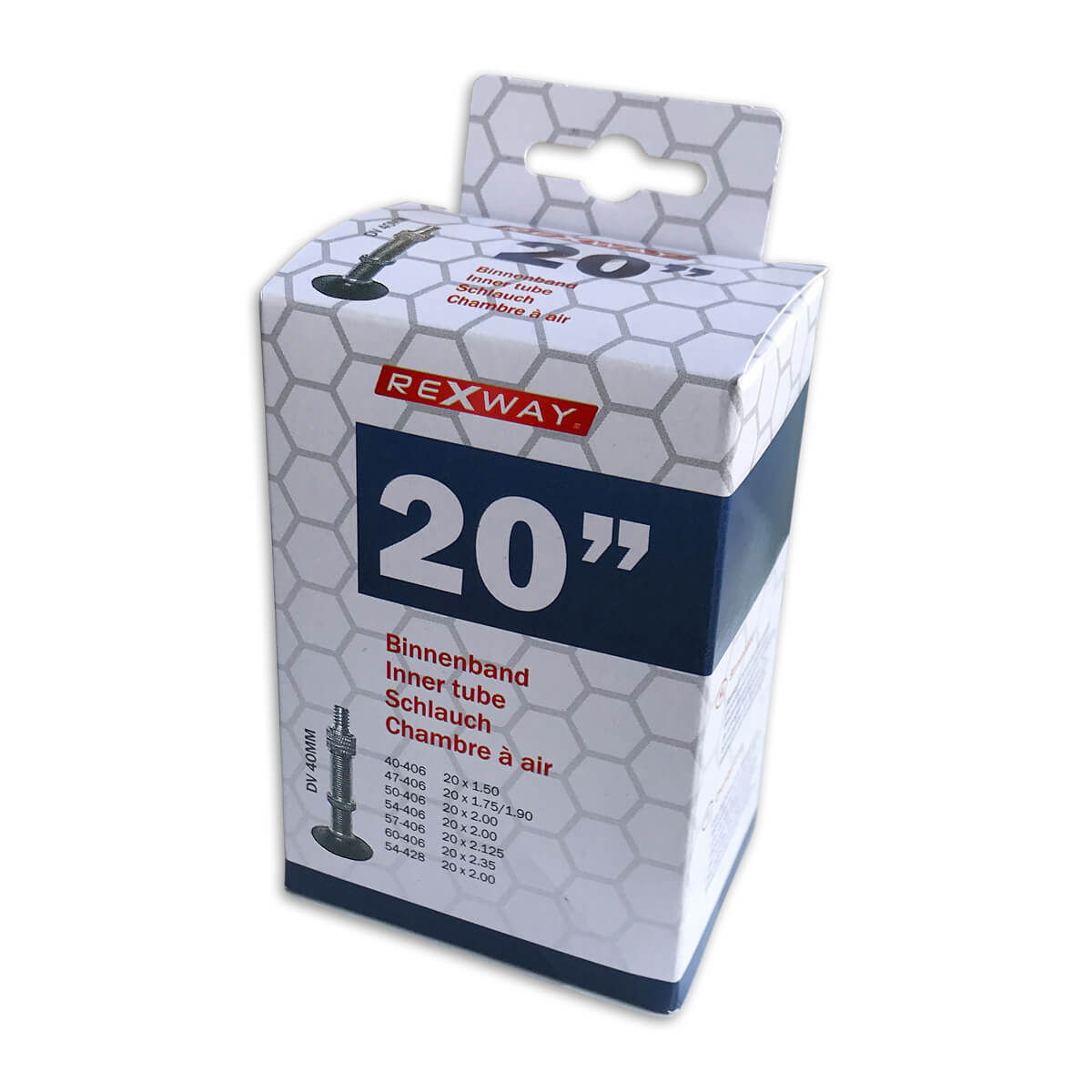 Binnenband de bicicleta de rexway 20 pulgadas DV