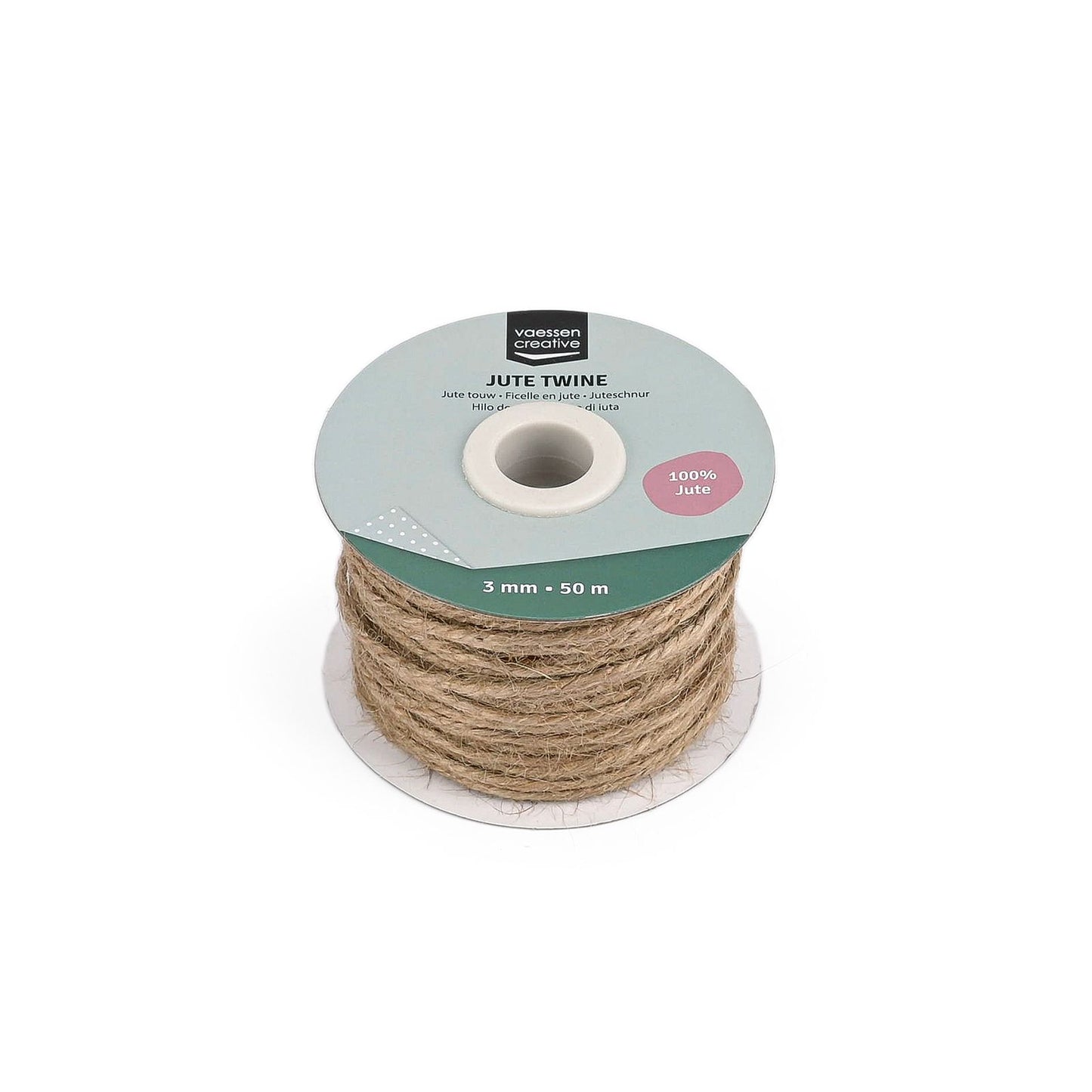 Vaessen creative • corda di iuta naturale 3mmx50m