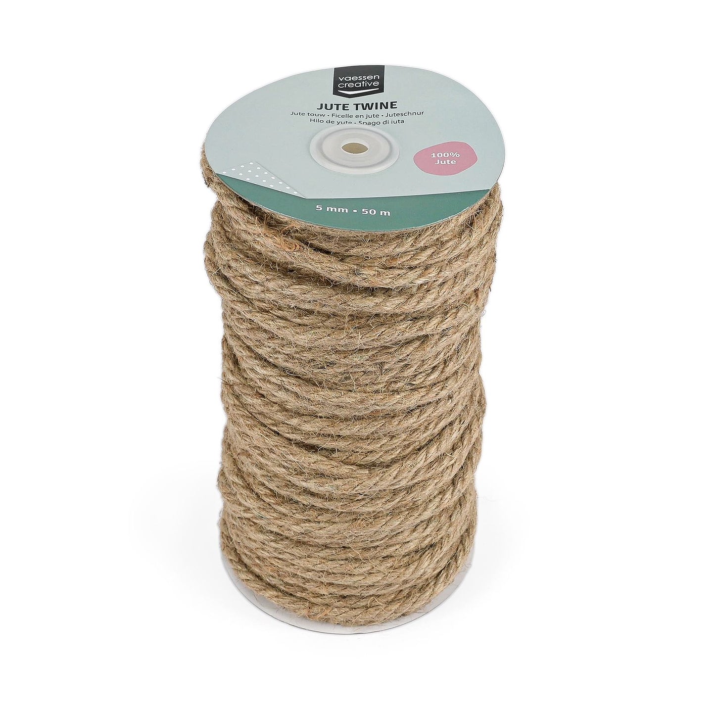 Vaessen creative • corda di iuta naturale 5mmx50m