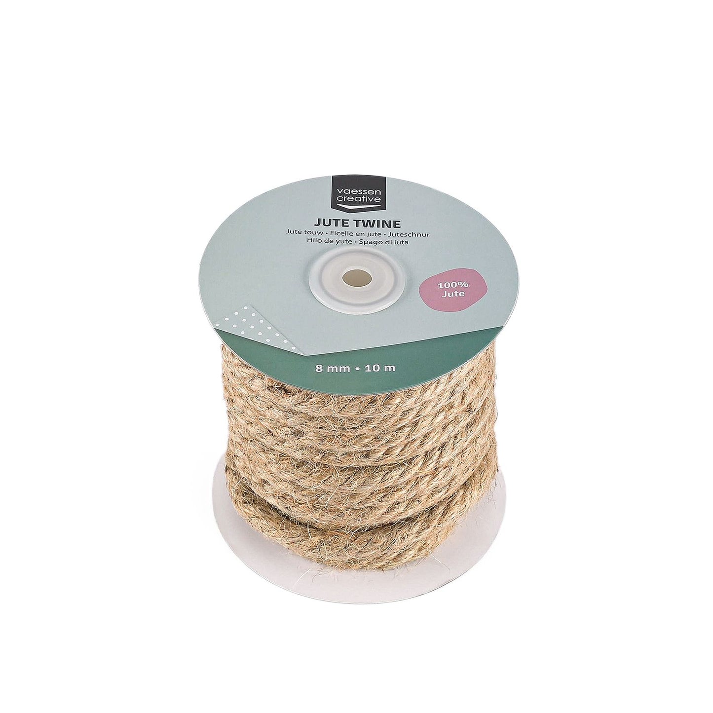 Vaessen creative • cuerda de yute natural 8mmx10m