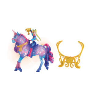 Treno dell'Accademia degli Unicorni e fiume luminoso