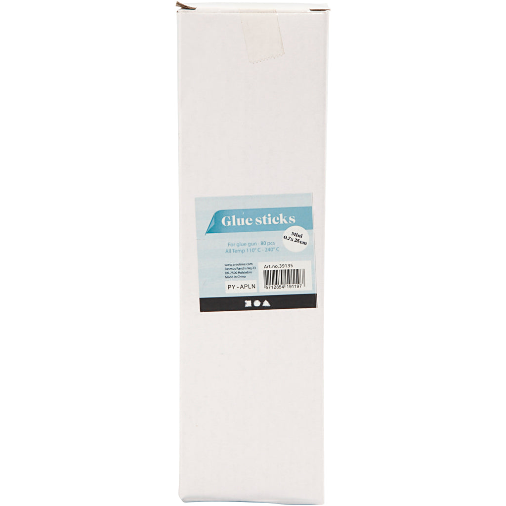 Stick di colla Creativ Company mini, l: 25 cm, d 7 mm, 80 pezzi 1 scatola