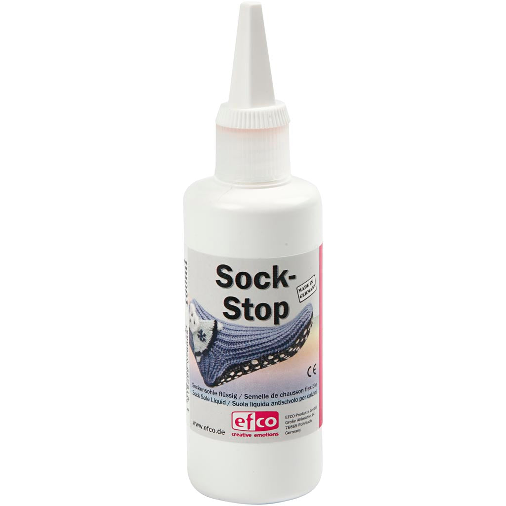 EFCO Creative Sock-Sock-Stop Anti-Slip, Off-White, 100 ml 1 Bottle