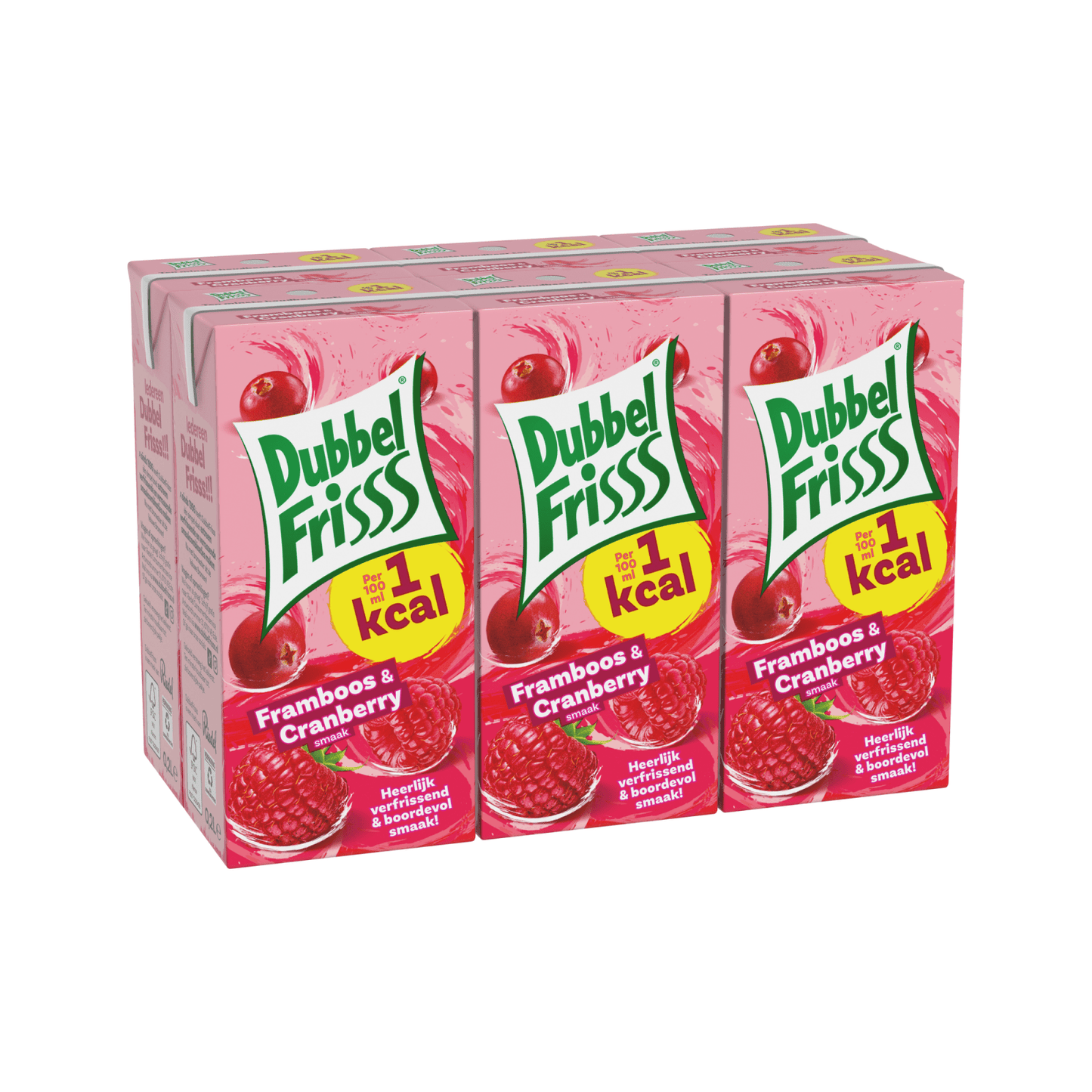 Dubbelfrisss lampone mirtillo confezione 5x confezione da 6 (200 ml)