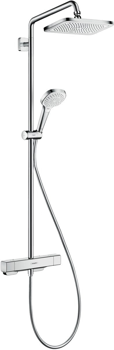 Hansgrohe croma e showerpipe 1jet con termostato cromo