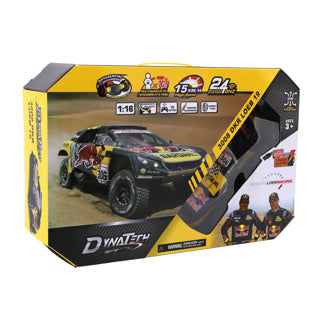 Coche radiocontrol Dynatech Peugeot 1:16 2.4G 3008 DKR Loeb 19