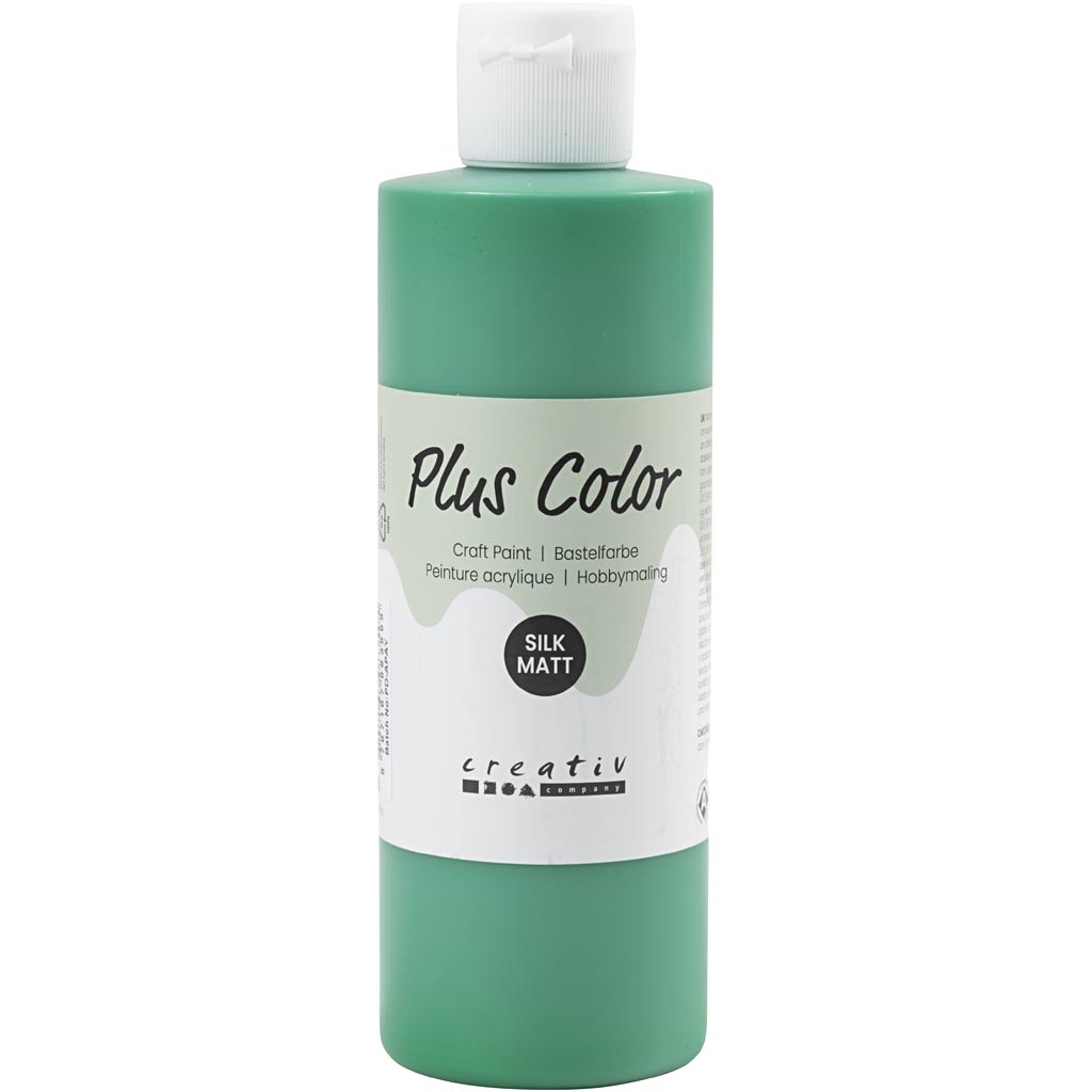 Vernice acrilica Plus Color, verde brillante, 250 ml 1 flacone