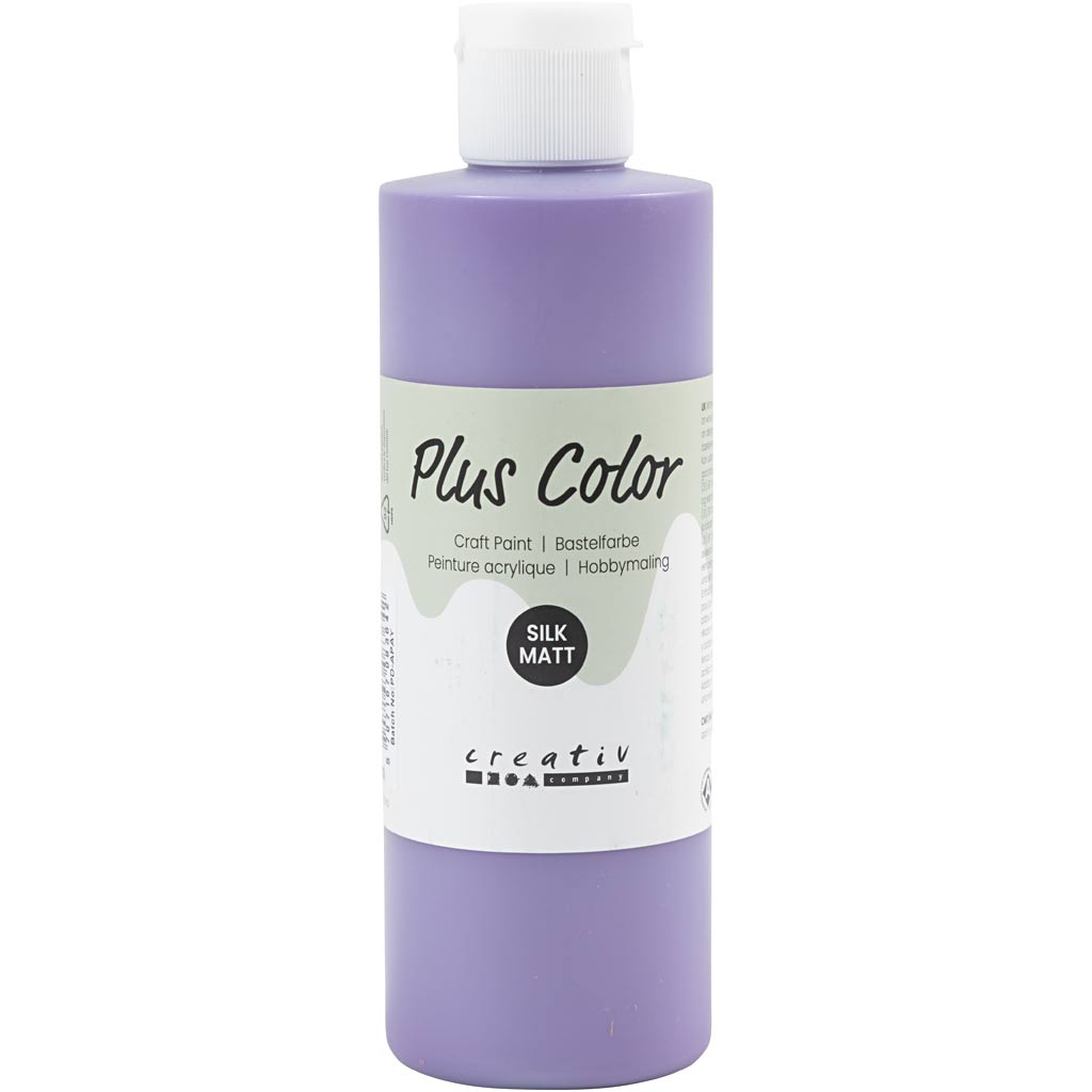 PLUE VOLINE ACRILICA COLORE, lilla scura, bottiglia da 250 ml 1