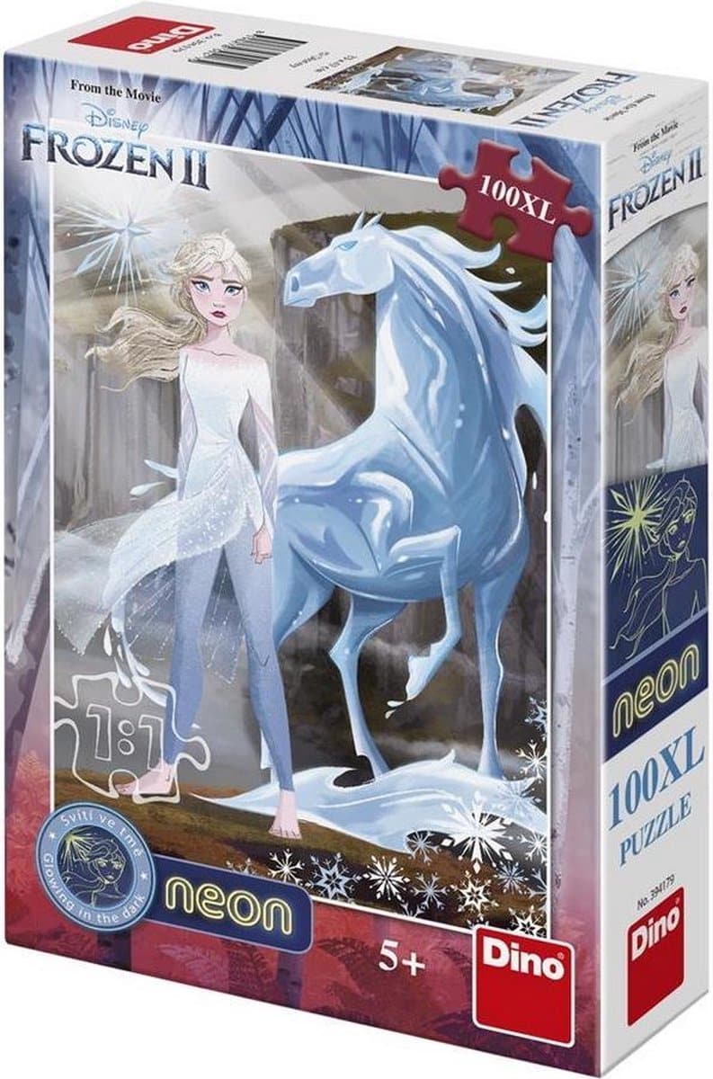 Disney Puzzle Glow in the Dark Frozen II 100 XL pezzi