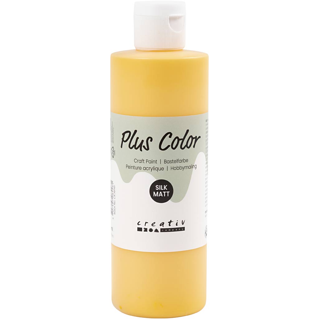 Pittura acrilica Plus Color, giallo sole, 250 ml 1 flacone