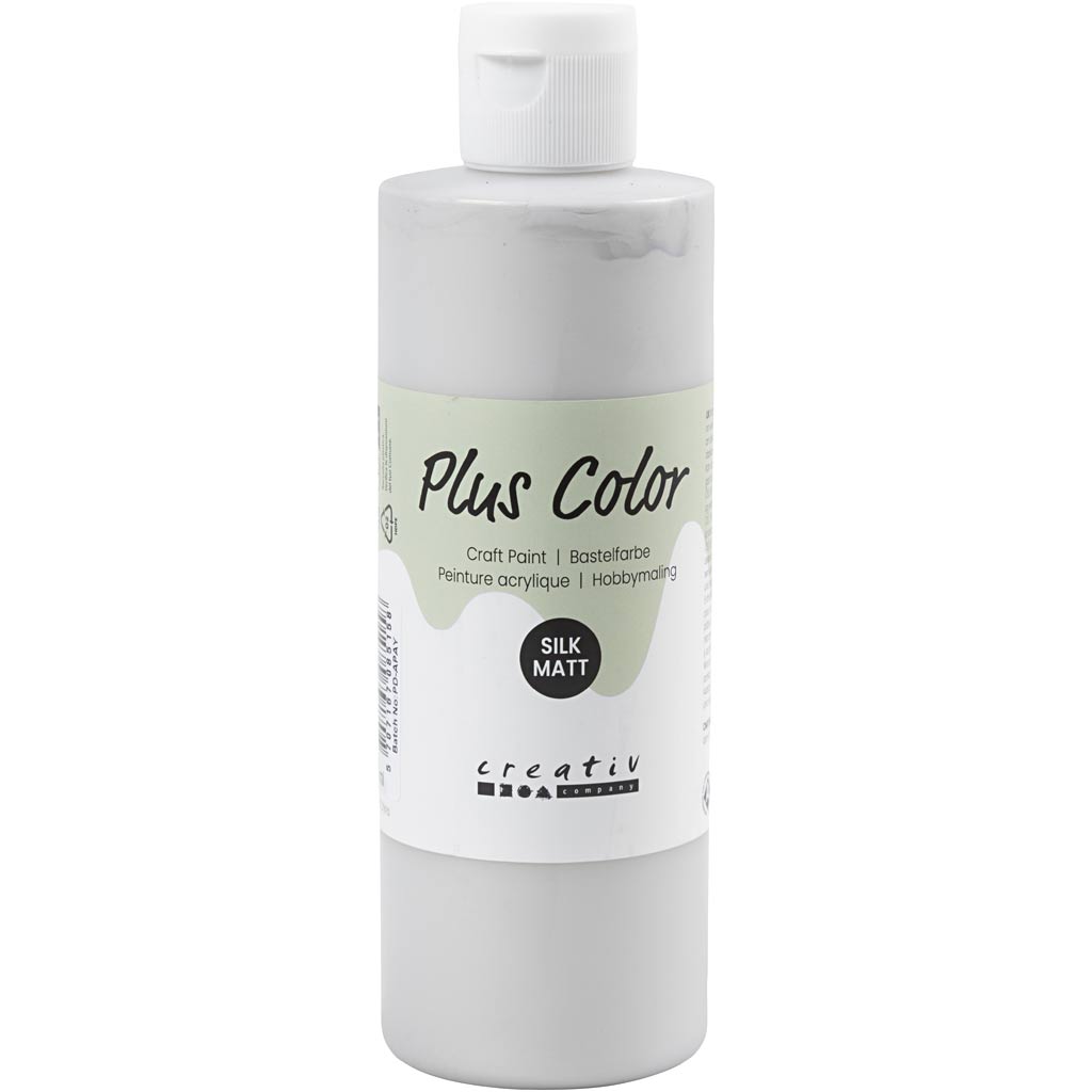 Vernice acrilica Plus Color, argento, 250 ml 1 flacone