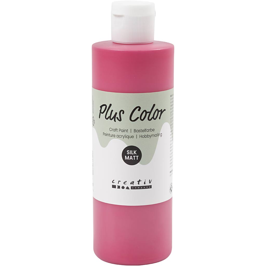 Pittura acrilica Plus Color, rosso primario, 250 ml 1 flacone
