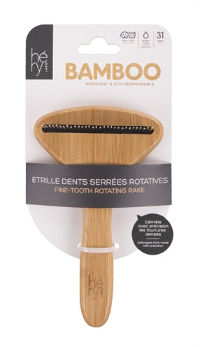 Hery Labo Roskam Fine con Bamboo denti rotanti