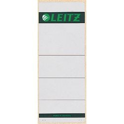 Etichette dorso raccoglitore leitz grigio 10 pezzi di carta