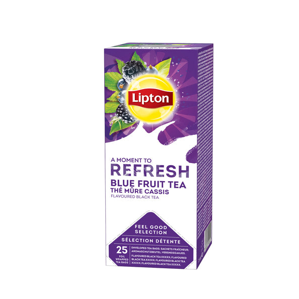 Lipton Feel Good Selección Té Negro Arándanos Moras (6x 25 piezas)