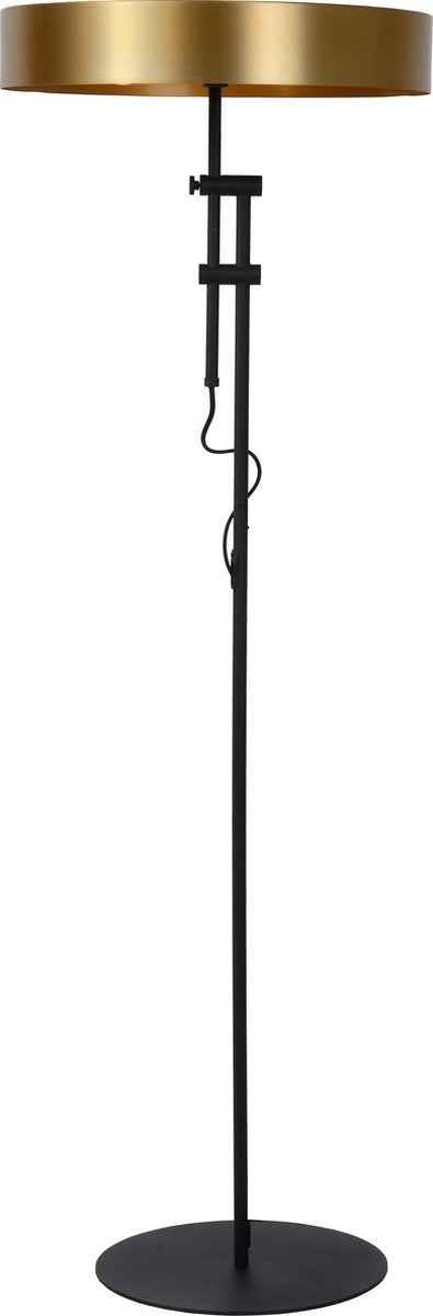 Lucide giada - vloerlamp - ø 45 cm - 2xe27 - mat goud messing