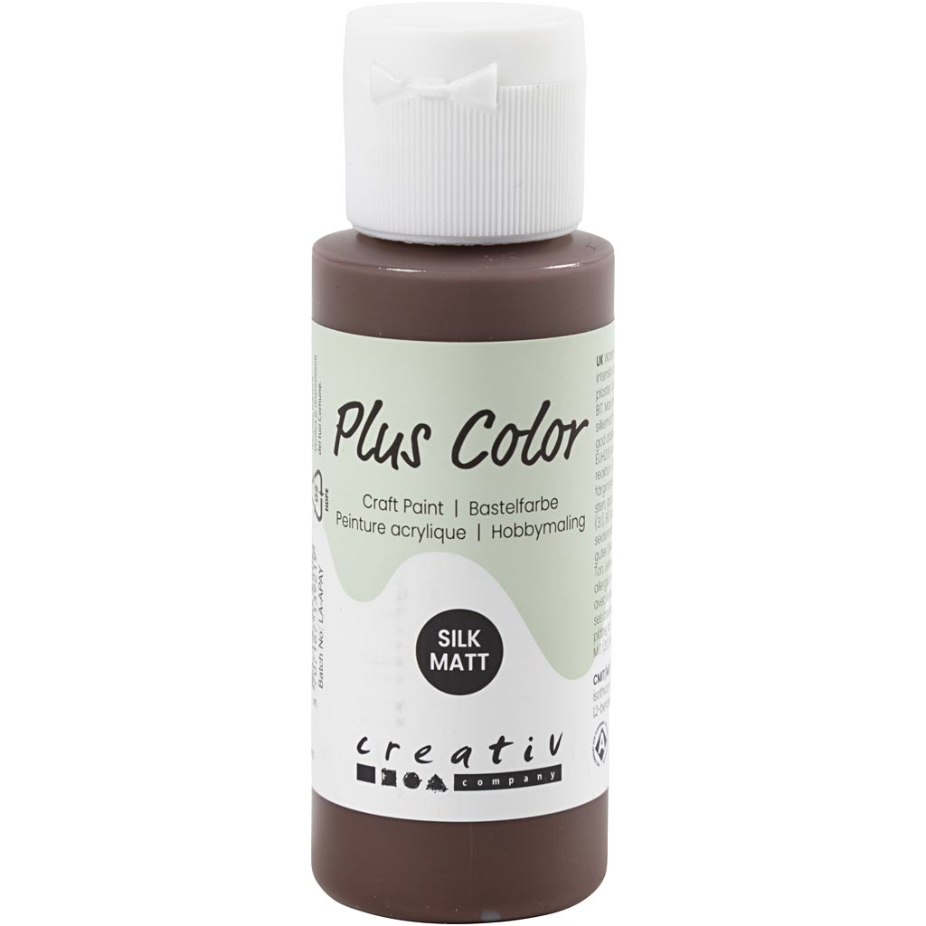 Pintura acrílica Plus color, chocolate, 60 ml 1 botella