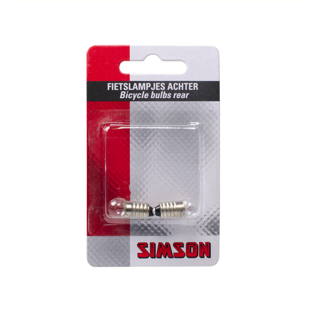 Simson se enciende la bicicleta detrás