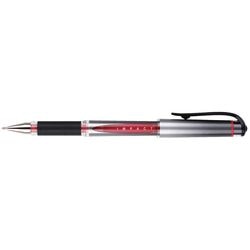 Penna gel Imp Mitsubishi Uni-Ball Act 1535 impugnatura comoda media 0,6 mm cappuccio rosso
