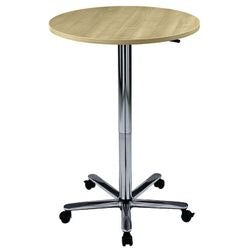 Bach standing table hammerer 70 75 x 72 - 114 cm chrome-plated maple leg